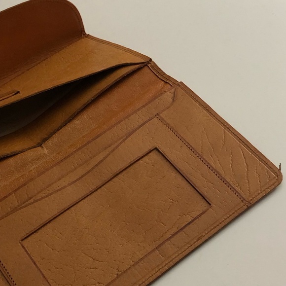 VINTAGE SOFT CALF LEATHER BILLFOLD/WALLET MADE IN ENGLAND - Picture 5 of 16